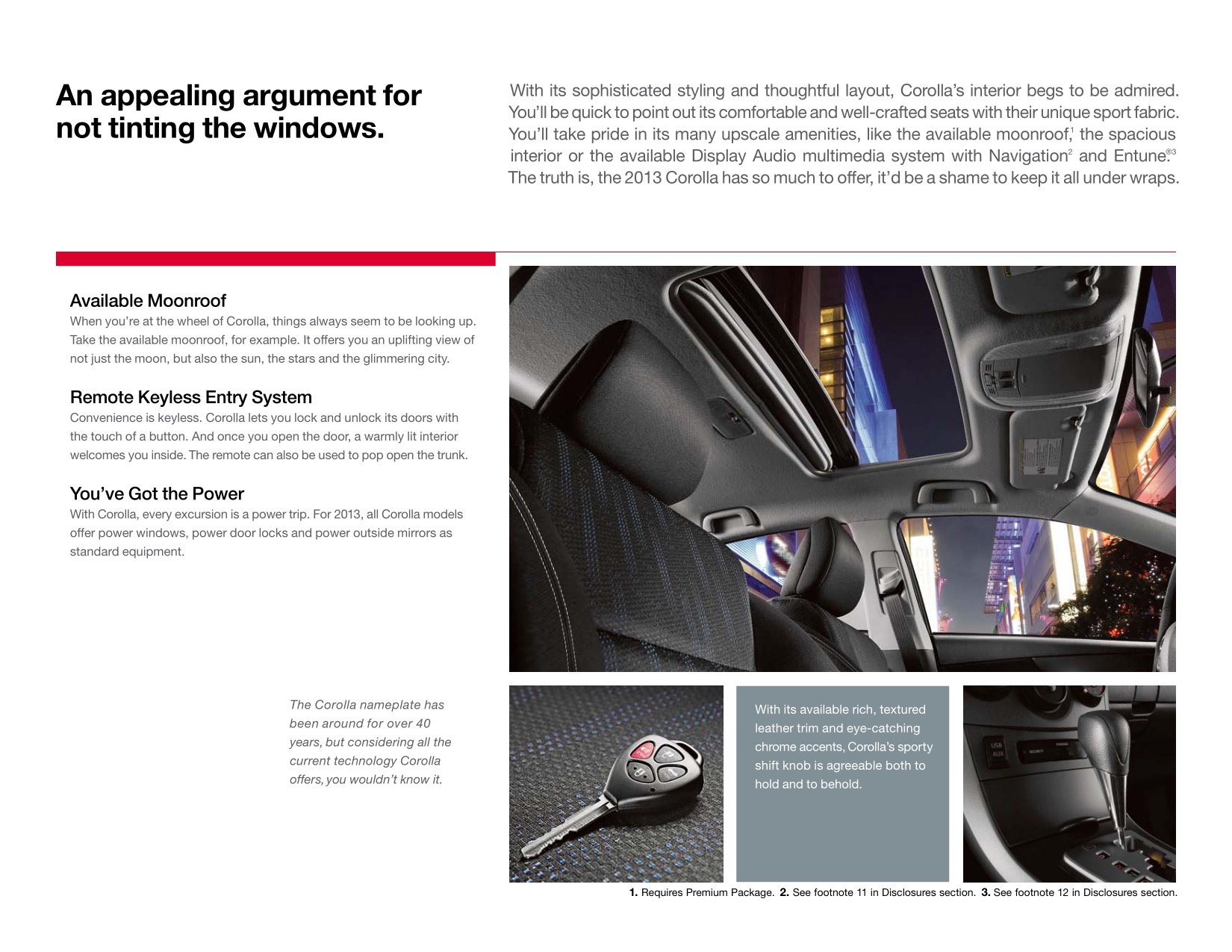 2013 Toyota Corolla Brochure Page 10